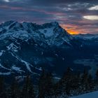 Berge im Abendlicht