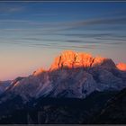 Berge im ersten Licht