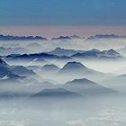 Berge im Gegenlicht