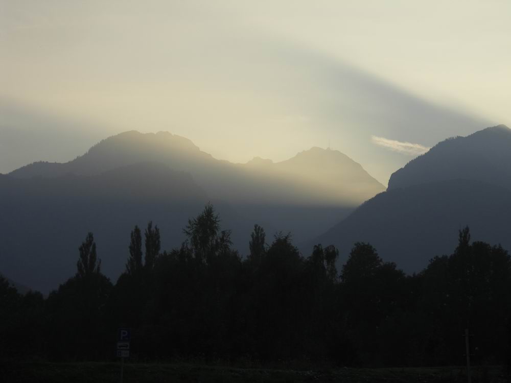 Berge im Licht