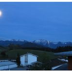 Berge im Mondlicht