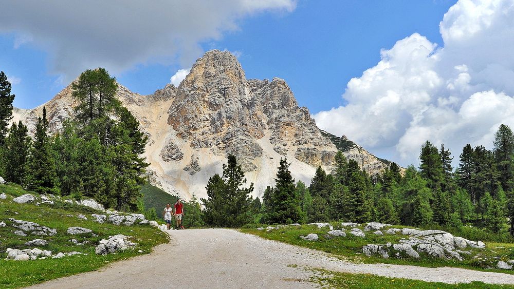 Berge im Nationalpark Fanes-Sennes-Prags