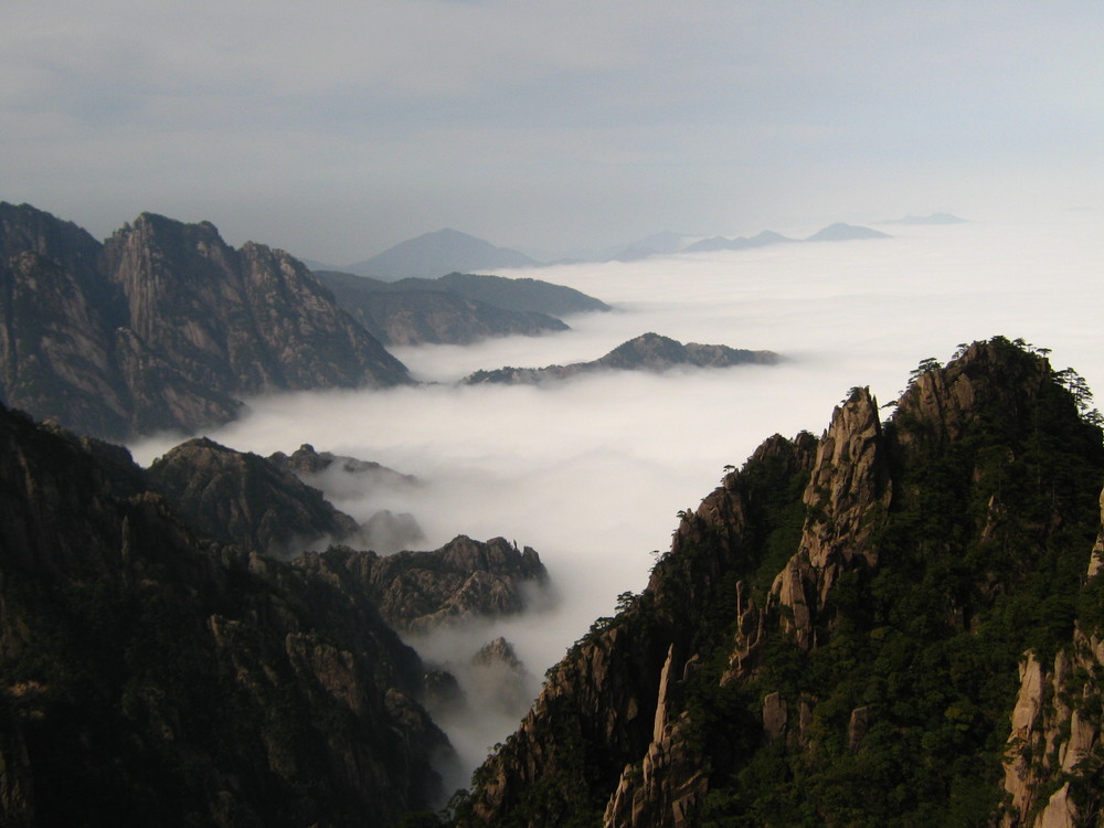 berge im nebel