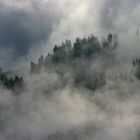 Berge im Nebel