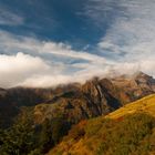 Berge im Nebel