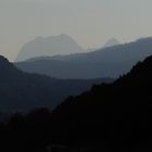 Berge im Nebel