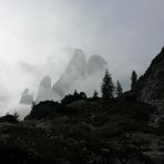 Berge im Nebel