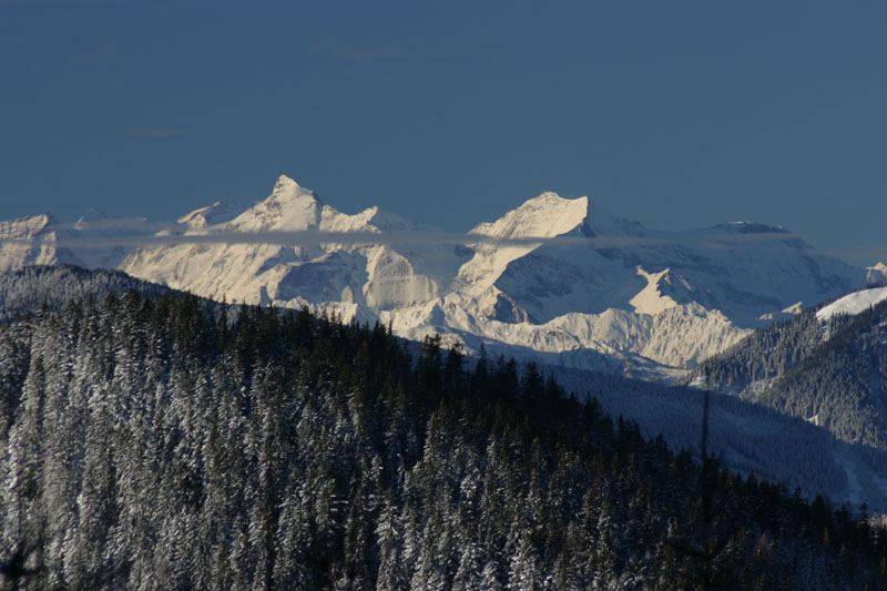 Berge im Nebel