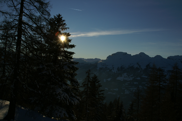 Berge im Rheintal