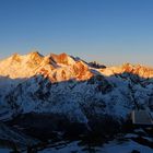 Berge im Sonnenlicht - Sonnenaufgang