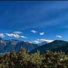 Berge im Sonnenschein