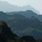 Berge im Wadi Bani Awf