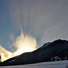 Berge im Winter.