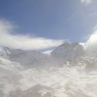 Berge in den Wolken