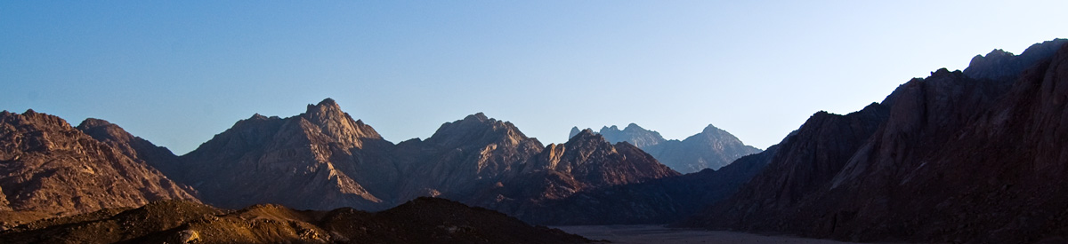 Berge in der Wüste