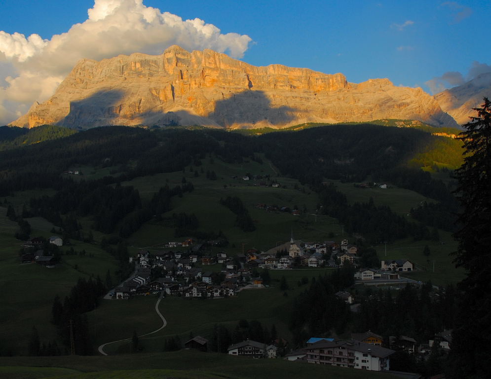 Berge in Flammen