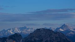 Berge in Nachmittagssonne