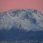 Berge in Pastelltöne gehüllt