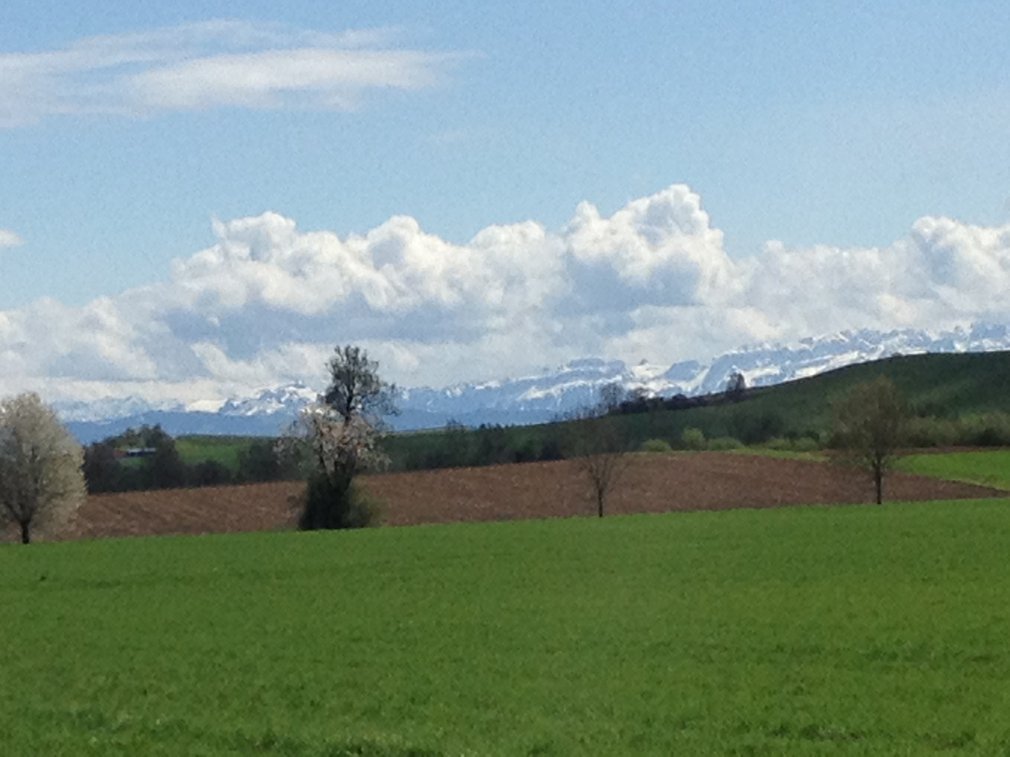 Berge in Sicht