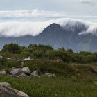 Berge in Wolken