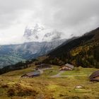 Berge in Wolken...