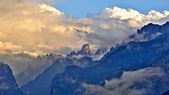 Berge legen sich schlafen 