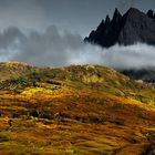 Berge Licht und Himmel