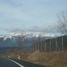 Berge mit Schnee