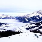 Berge, Schnee und Skifahren