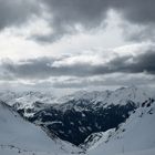 Berge, schwarz weiß in Bunt