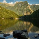 Berge Seenlandschaft bei Sautens Vorarlberg