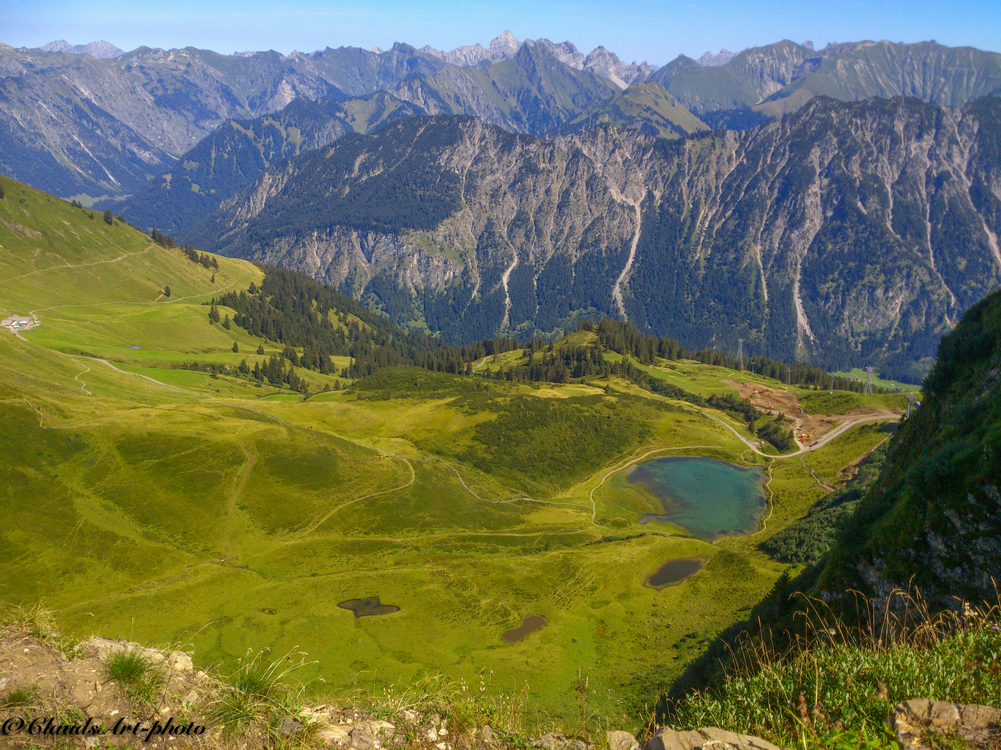 Berge soweit das Auge reicht