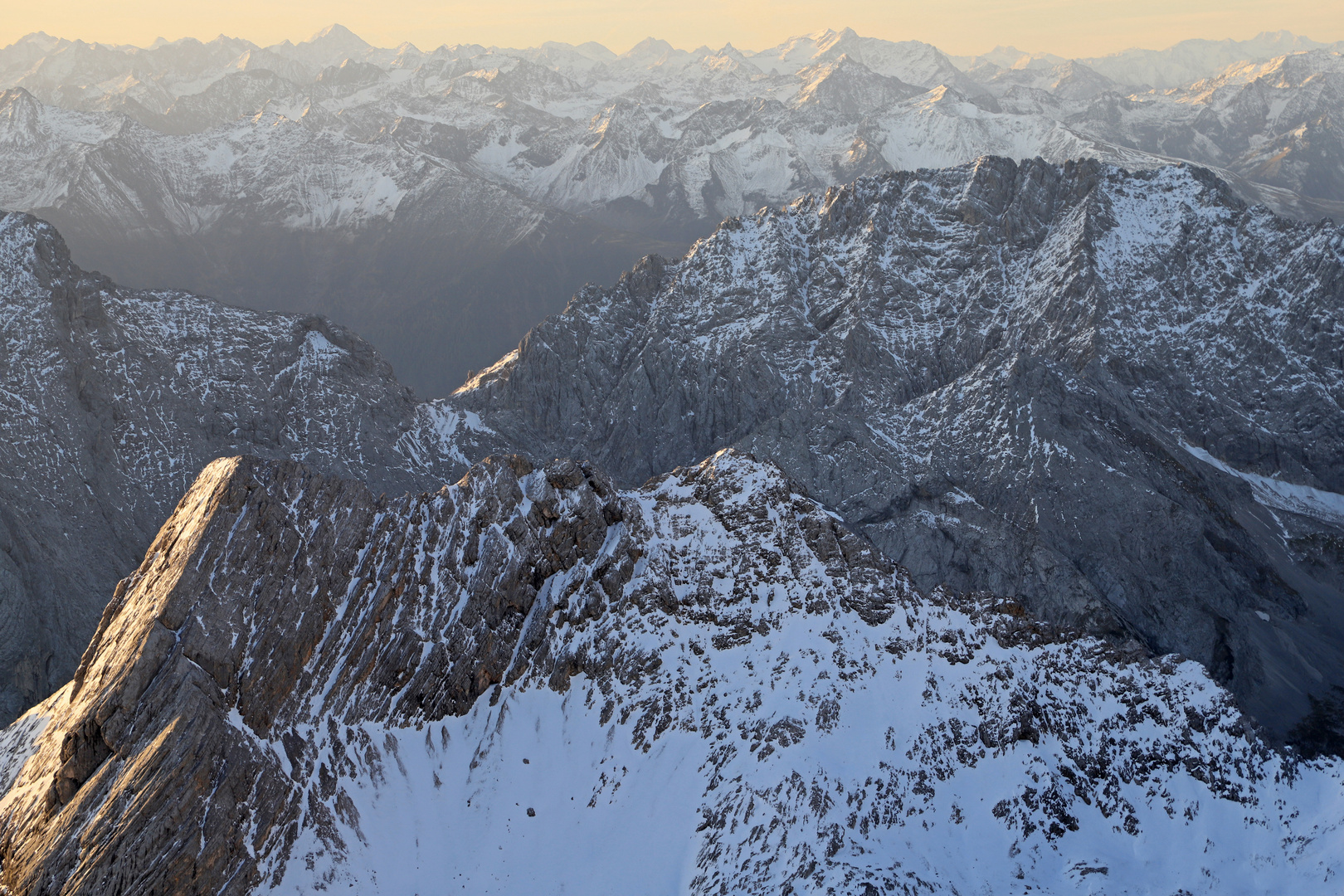 Berge soweit das Auge reicht