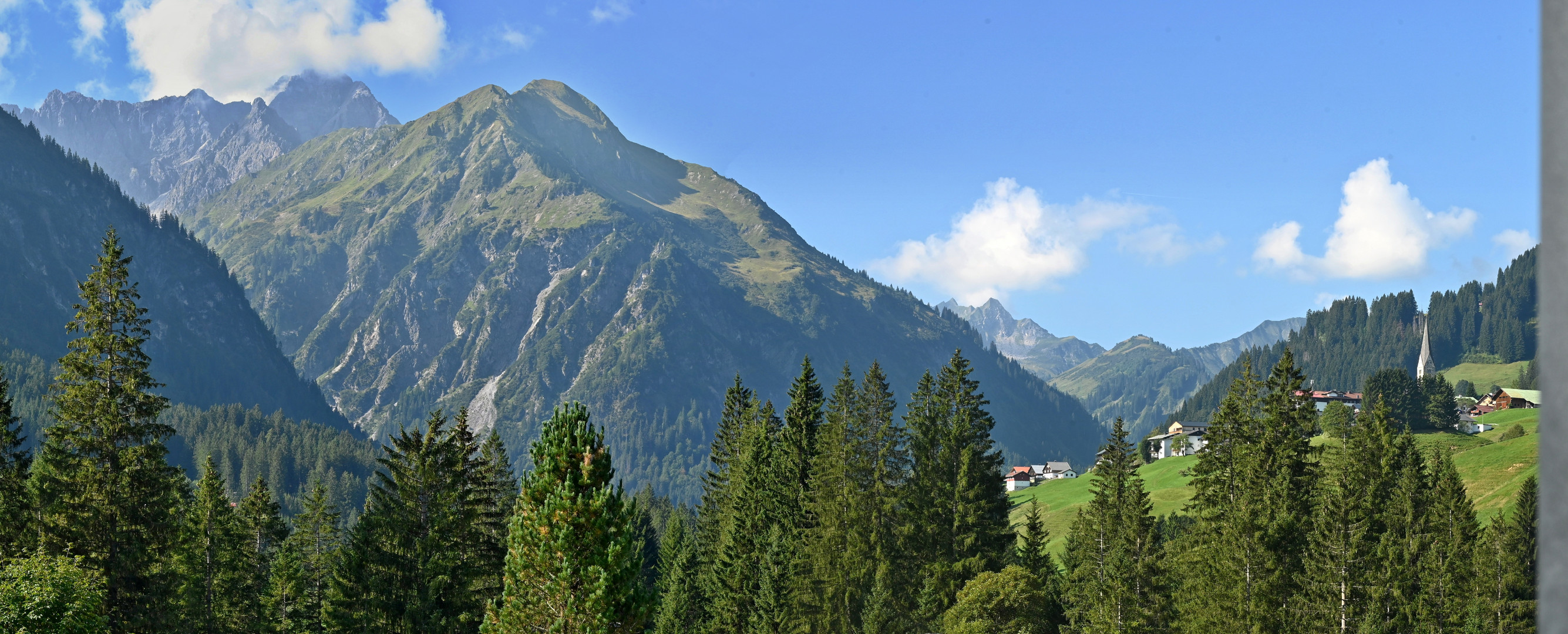 Berge südlich von Mittelberg