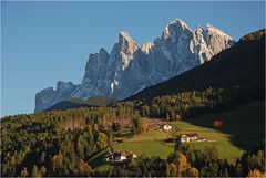 Berge und Bergbauern-Kultur