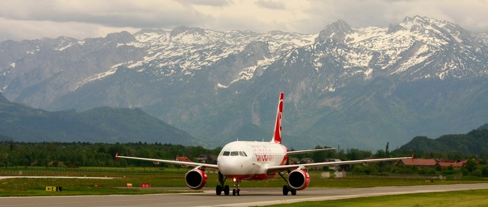 Berge und Flieger in Salzburg