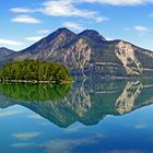 Berge und Himmel im Spiegel ...