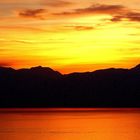 Berge und Meer - Sonnenuntergang in Lara/TR