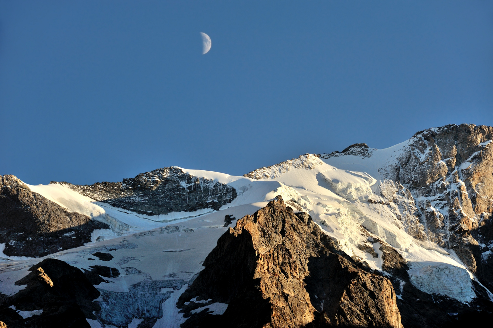 Berge und Mondlicht © JF-Fotografie, Jürgen Feuerer