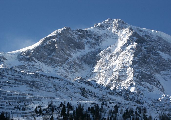 Berge und Schnee...