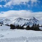 Berge und Schnee