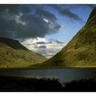 Berge und See in den Highlands