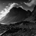 Berge und Wolken