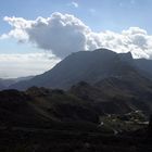 Berge und Wolken auf Gran Canaria