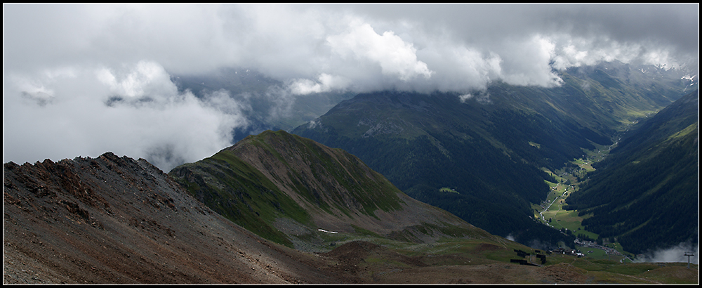 Berge und Wolken III