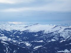 Berge vom Nebelhorn fotografiert