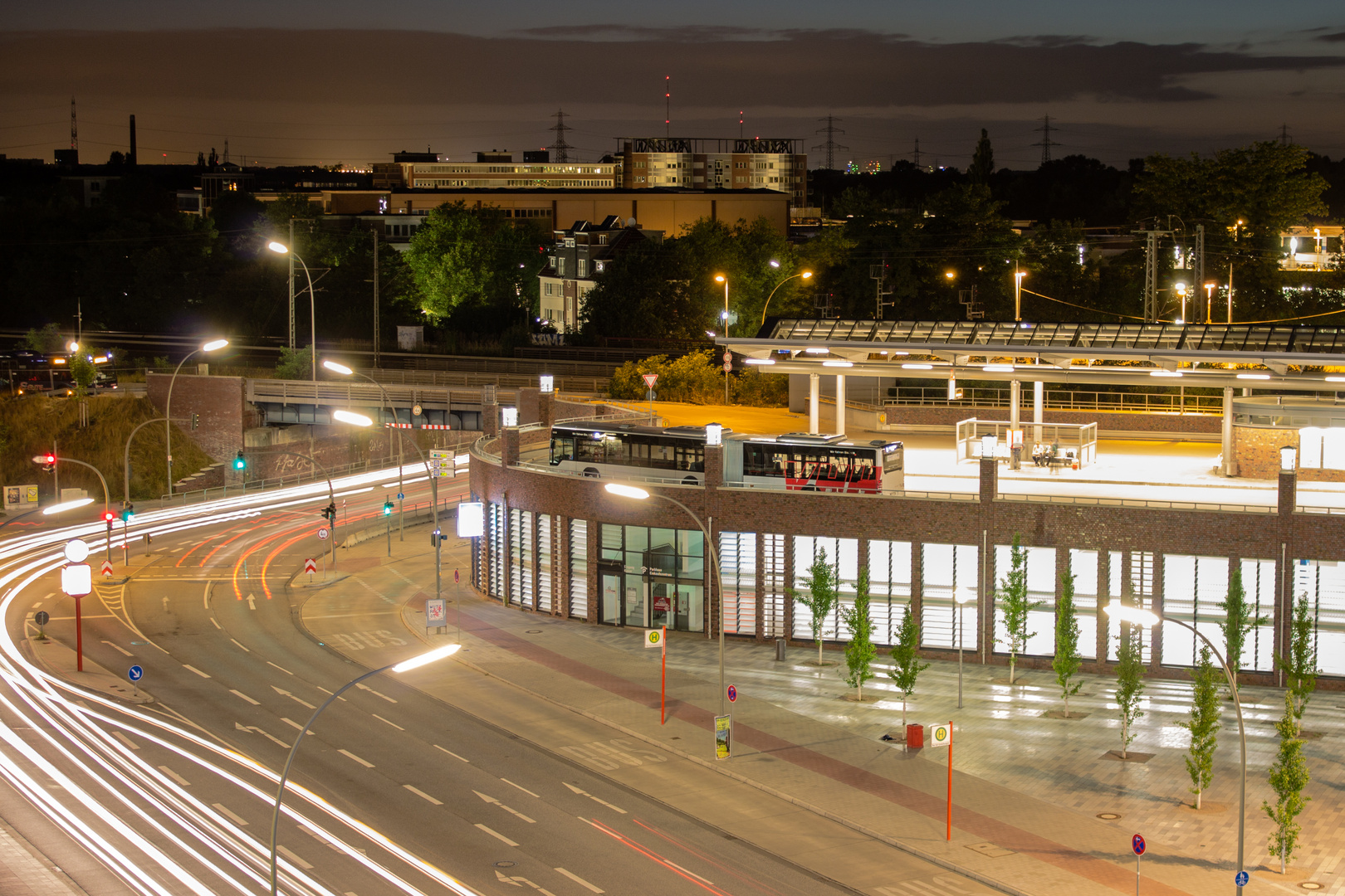 Bergedorf bei Nacht