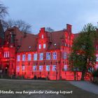 Bergedorfer Schloss illuminiert