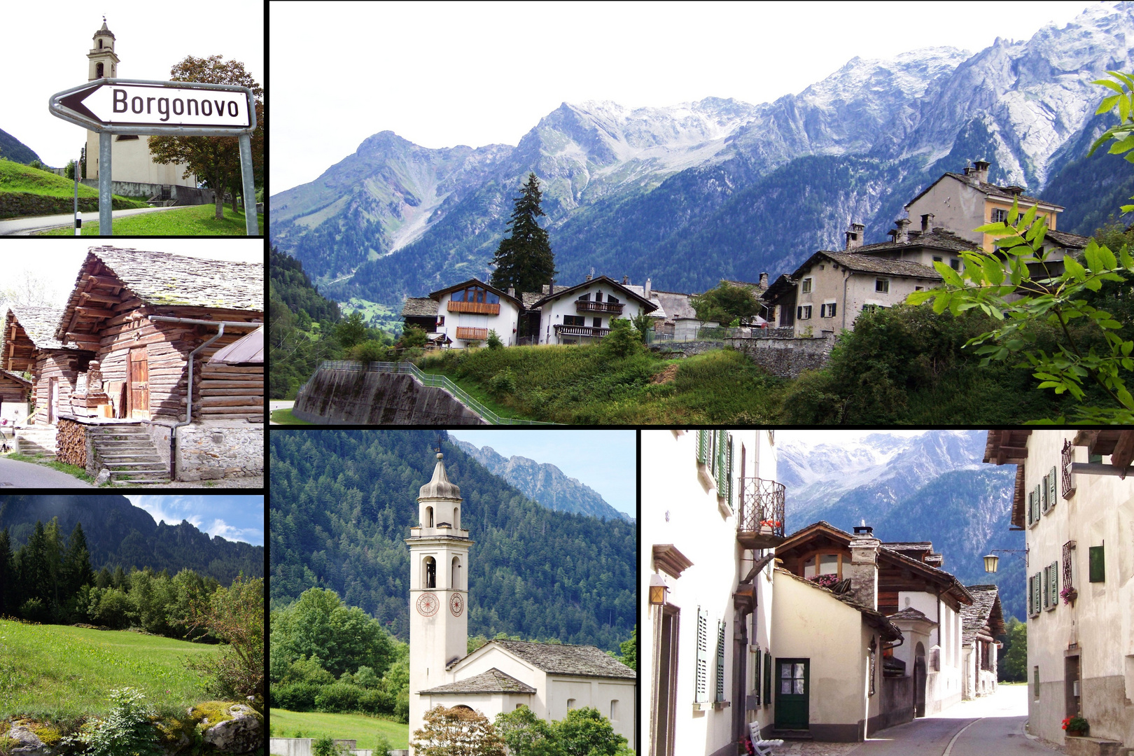 Bergell. Graubünden. Borgonovo