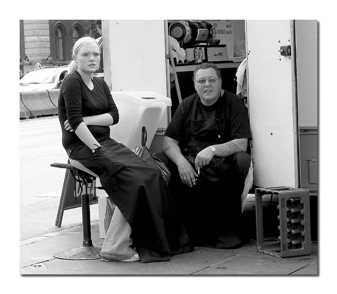 Bergen -  Anne Gro und Harald machen Pause